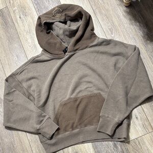 SAVVI ladies brown Hoodie size large